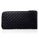 Black Embossed Leather B5735