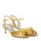 Gucci Leather 6cm sandals Gold P00204698