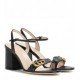 Gucci Metallic leather 11.5cm sandals Gold