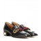 Gucci Embellished leather loafers Brown