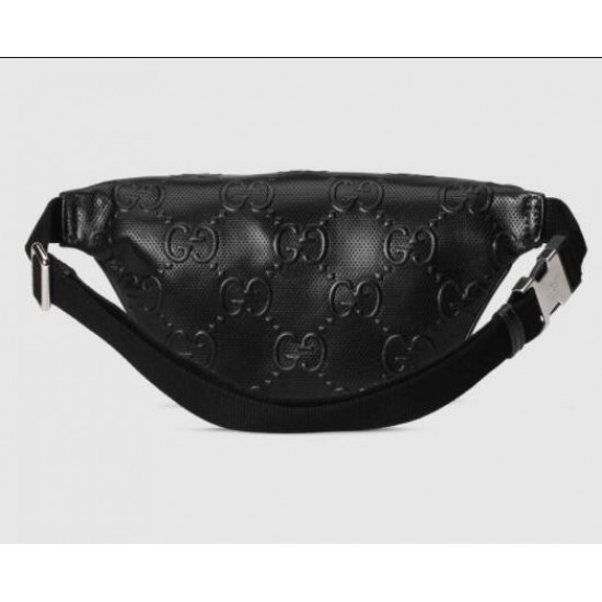 GG print embossed belt bag 658582