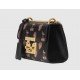 Padlock berry print small Black 409487