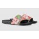 GG Blooms printed canvas slippers 408508