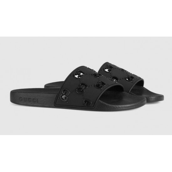 Ladies rubber GG sandals 573922