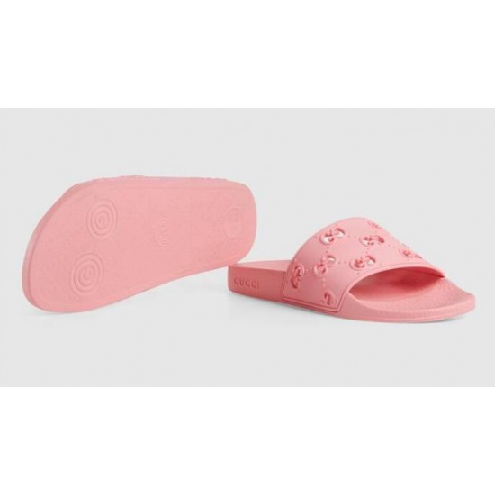 Ladies rubber GG slippers