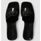 Ladies rubber slippers Black