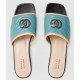 GG light blue slippers 663879 C9D10 9360