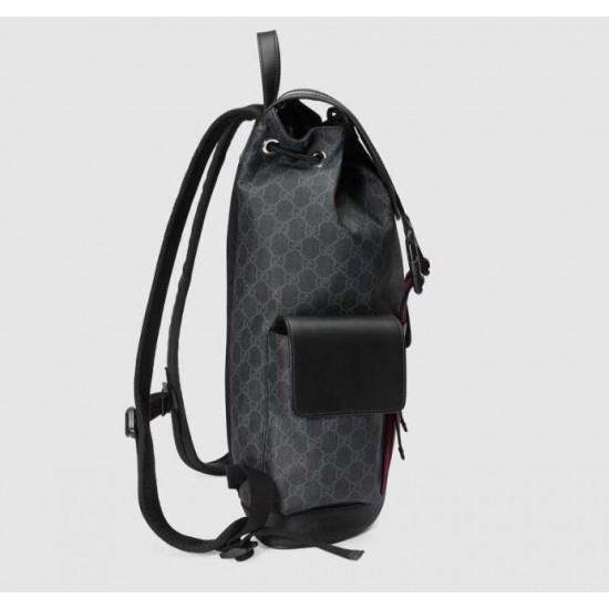 Gucci GG Supreme Black Rucksack