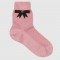 GG bow cotton blended socks