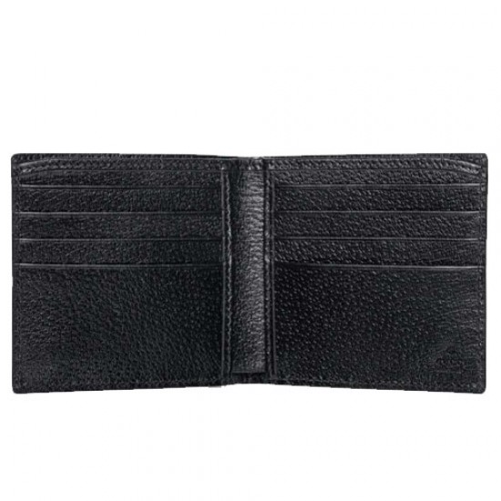 GG Marmont Black Leather Bifold Wallet