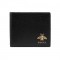 Animalier Leather Wallet Black