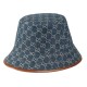 Denim GG Canvas Bucket Hat Blue