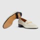 Womens Horsebit Loafers White