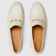 Womens Horsebit Loafers White