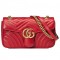 GG Marmont Small Shoulder Bag Red