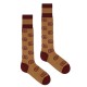 Gucci GG Brown Socks 649677 4GAAS