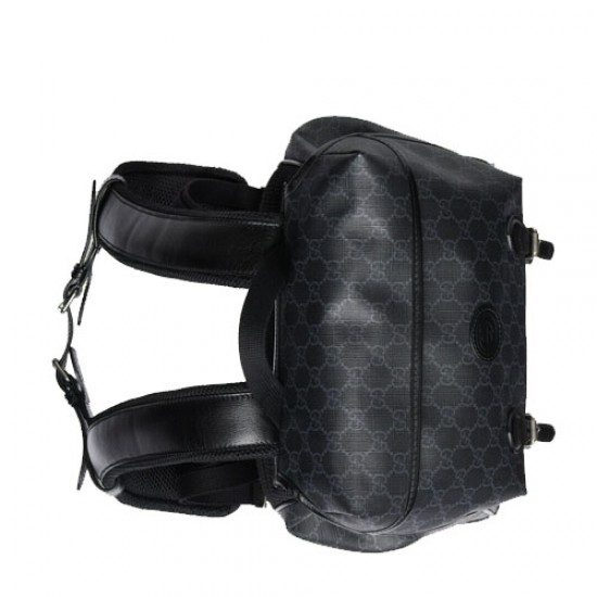 Interlocking GG Medium Backpack Black