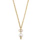 Interlocking GG Pearl Necklace