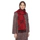 GG Cashmere Jacquard Scarf Red