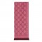 GG Jacquard Pattern Knit Wool Scarf Pink