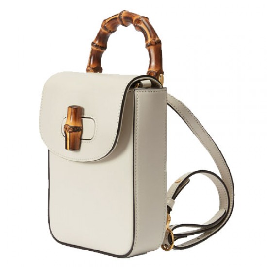 Gucci Bamboo Mini Bag Cream White