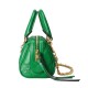 GG quilted leather tote emerald