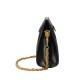 GG quilted leather shoulder bag black