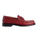 Interlocking GG Lizard Leather Loafers