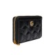 GG Matelasse zip wallet black