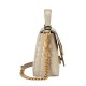 GG Marmont Mini Crocodile bag white