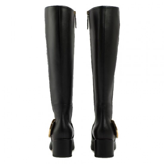 Women Blondie Boots Black Leather