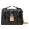 GG matelasse small top handle bag black