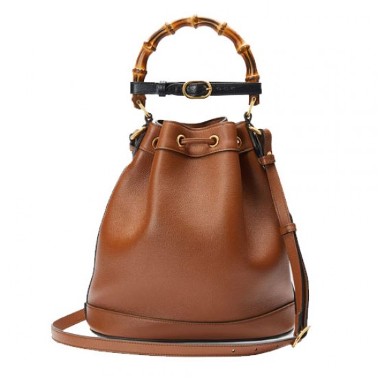 Gucci Diana small bucket bag brown