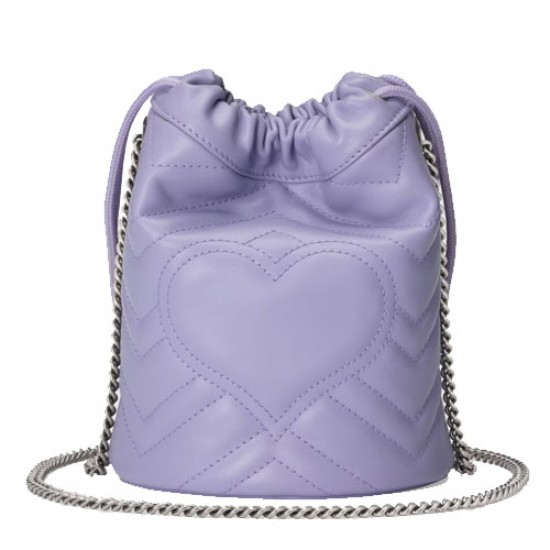 GG Marmont mini bucket bag purple