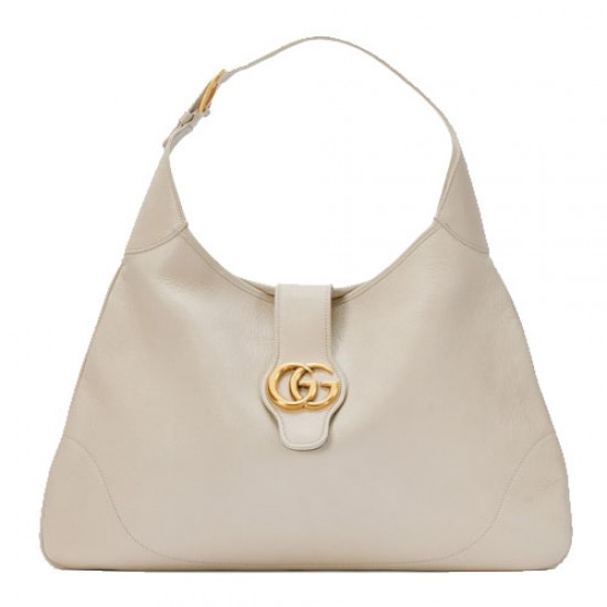 Aphrodite large shoulder bag white