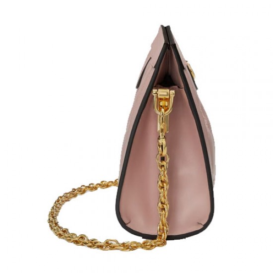 GG Matelasse leather small bag pink