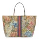 Ophidia GG Flora large tote bag