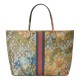 Ophidia GG Flora large tote bag