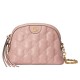 GG Matelasse leather small bag pink