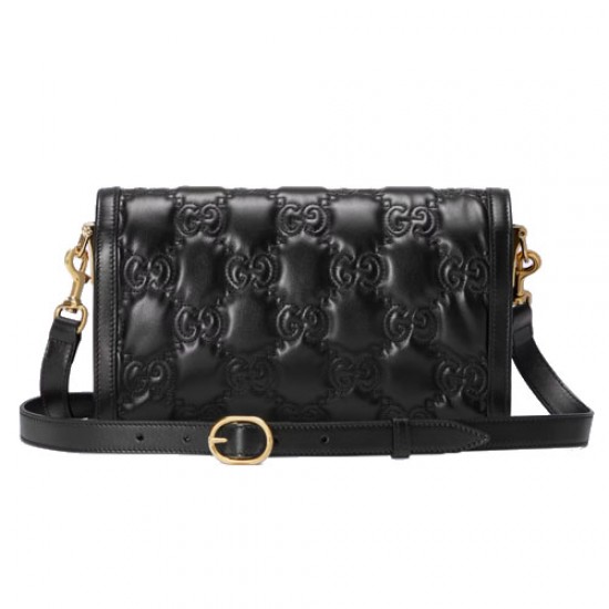 GG Matelasse small bag black