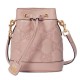 GG Matelasse bucket bag pink