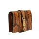 Jackie 1961 python card case wallet brown