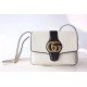 Arli Medium Shoulder Bag In White Leather