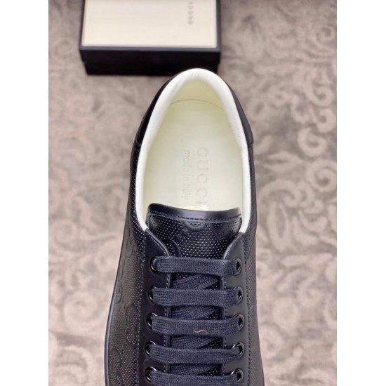 Black Ace GG Embossed Sneakers