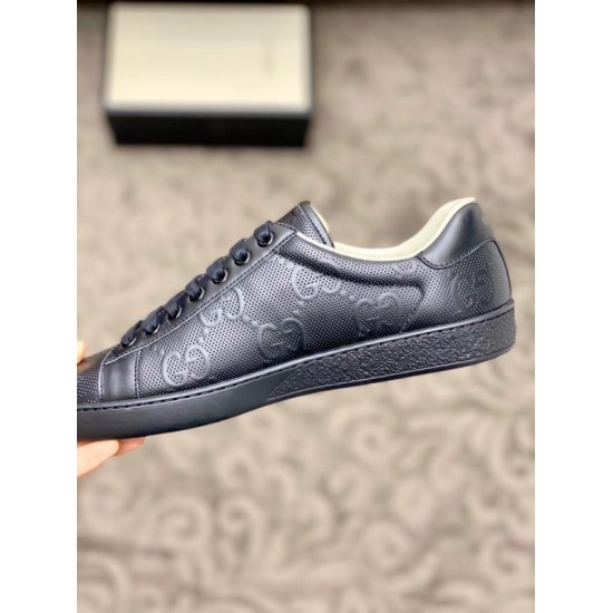 Black Ace GG Embossed Sneakers