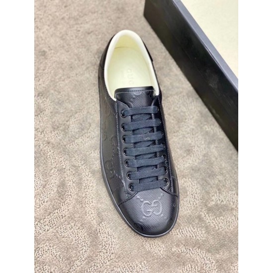 Black Ace GG Embossed Sneakers