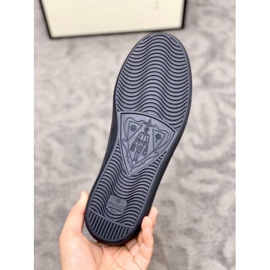 Black Ace GG Embossed Sneakers