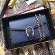 Blue Dionysus Mini Chain Leather Bag