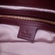 Bordeaux Suede Arli Medium Shoulder Bag