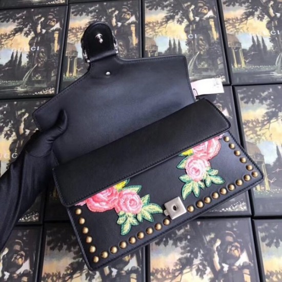 Dionysus Small Shoulder Floral Studs Bag